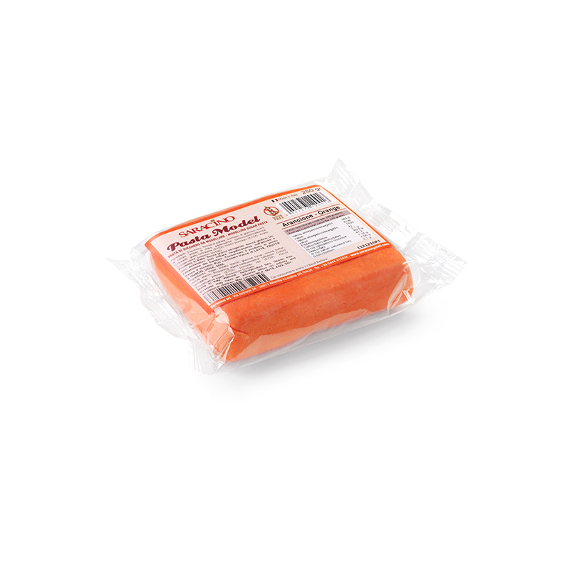 SARACINO PASTA DI ZUCCHERO Model 250gr. Arancio DEC029K025