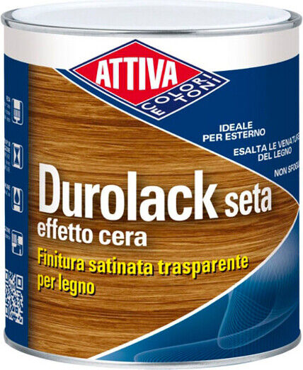 Vernice 1.0 140 Noce Chiaro Durolack Seta Attiva 76520 N.CHIARO