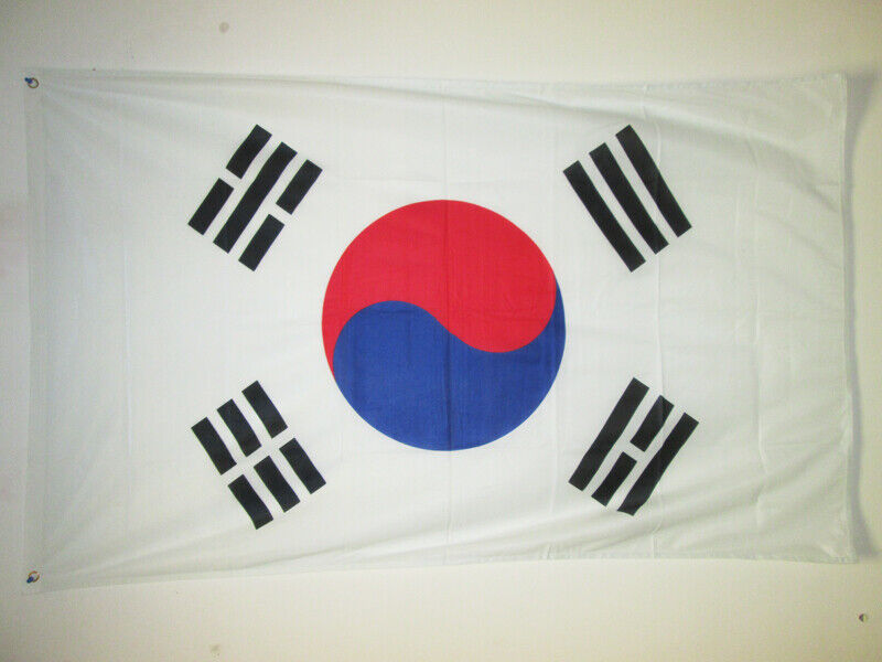 BANDIERA COREA DEL SUD 150x90cm - BANDIERA SUDCOREANA 90 x 150 cm speciale ester
