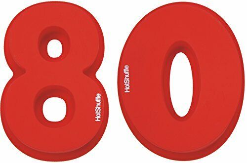 HotShuffle Grande Numero di Silicone 80 Tortiera Stampo ottantesimo (o9f)