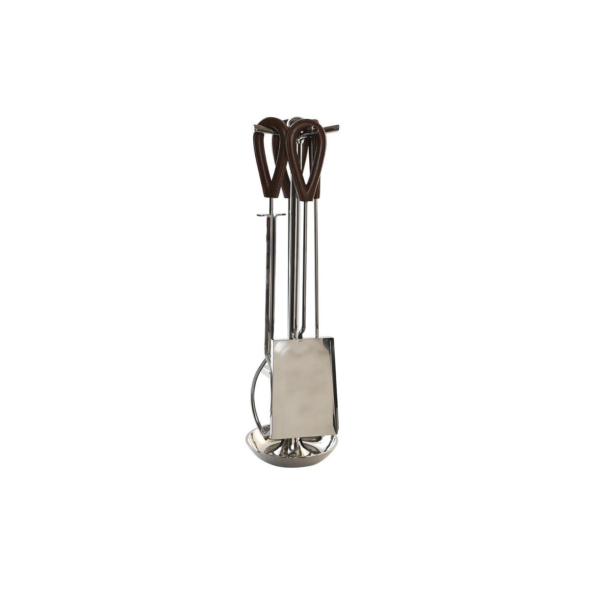 Utensili da Camino DKD Home Decor Acciaio inossidabile Alluminio [15 x 15 x 6