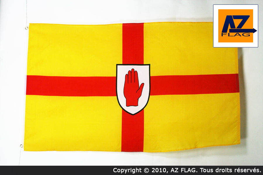 BANDIERA ULSTER 150x90cm - BANDIERA ULSTER IN IRLANDA 90 x 150 cm - Nuova