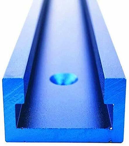 Fafeicy T-Track T-Slot Track, Blue Binario a T Tipo in Alluminio, T-Track (X2N)