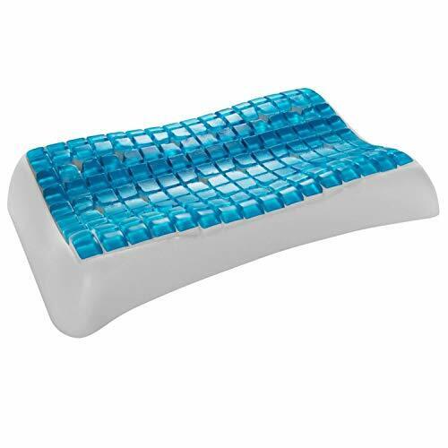 Technogel - Cuscino cervicale in Fibra Sintetica, 13 cm, Colore: Bianco (E4n)