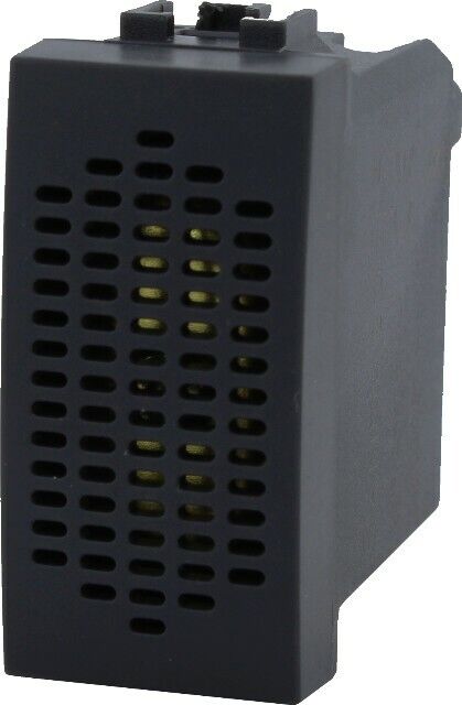 Suoneria A Bronzo 6A 220V Nero Compatibile Bticino Living SD81008-1