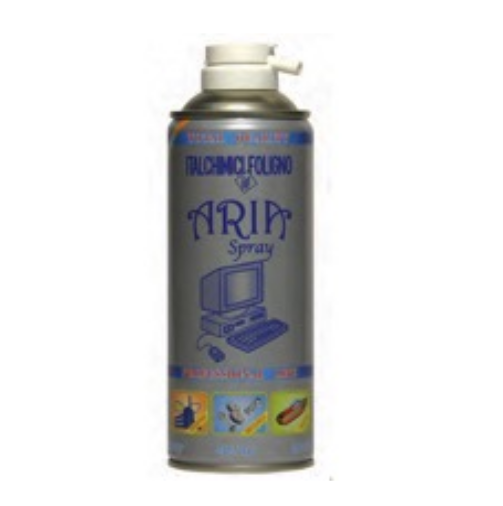 BOMBOLETTA PURA ARIA COMPRESSA SPRAY ML400 PULIZIA CONTATTI ELETTRICI