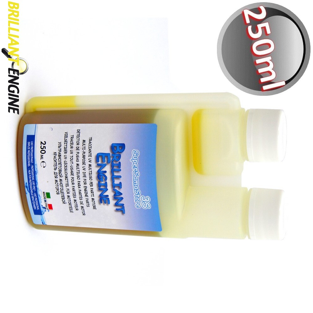 BRILLIANT ENGINE - Tracciante UV per impianti circuiti olio autoveicoli - flacon
