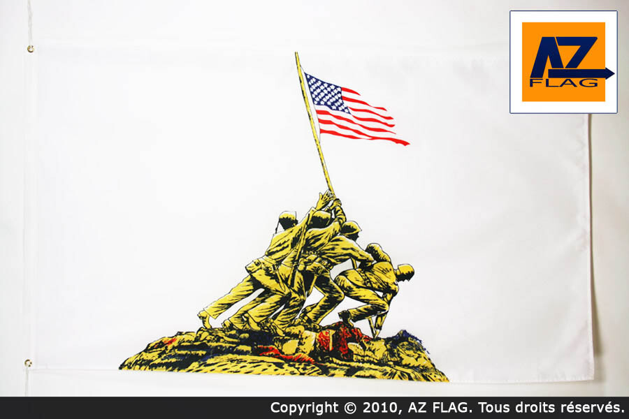 BANDIERA STATI UNITI IWO JIMA 150x90cm - BANDIERA AMERICANA – USA 90 x 150 cm -