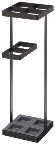 yamazaki Umbrella Stand Portaombrelli, Acciaio, Nero, 11x11x36 cm (D6p)