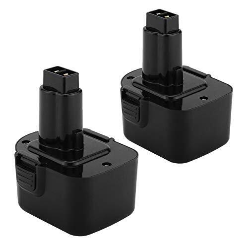 [2 pezzi] Shentec 12V 3.5Ah Ni-MH Batteria per Dewalt DW9071 DE9074 (F1b)