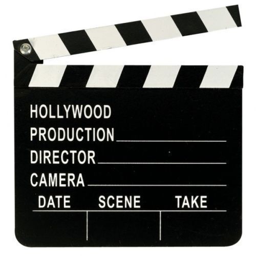 CIAK in legno HOLLYWOOD 18x20 cm