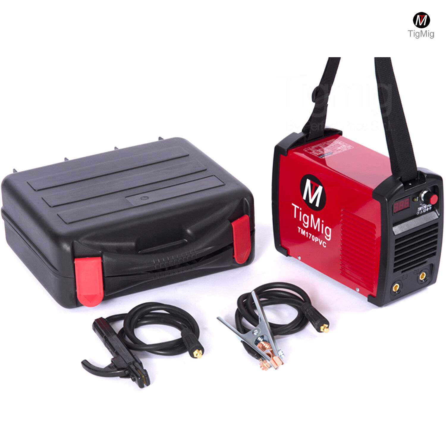SALDATRICE INVERTER TM 170 PVC MMA 160 AMP ELETTRODO VALIGIA PVC ACCESSORI INCL.