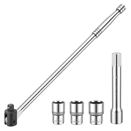 MaxPower 450mm Breaker Bar 1/2 pollice con set di prese da 17 mm 19 mm 21 (g8n)