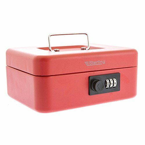 Sterling Locks Cash box 701978 – Lucchetto a combinazione, rosso (X8c)