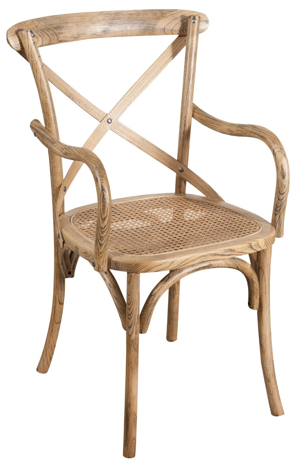 BISCOTTINI Sedia Thonet Vintage con Braccioli Legno per Pranzo Cucina Interno