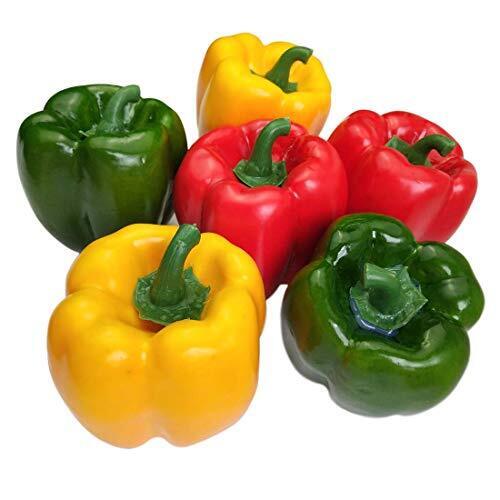 Lorigun Peperoni Dolci Artificiali Peperoni Dolci Colorati vegetali Falsi (P8Z)
