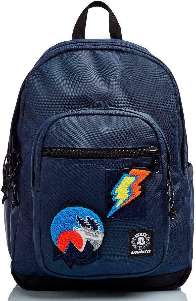 Zaino Invicta-JELEK PLAIN PATCH ME MOOD INDIGO