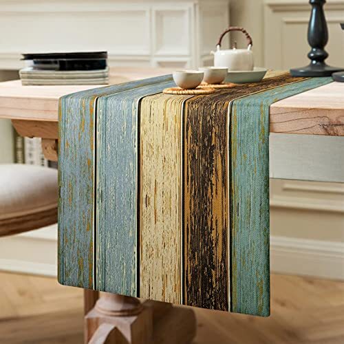 Runner Verde Runner da Tavola Moderno Runner Marrone Runner Moderno (v9T)