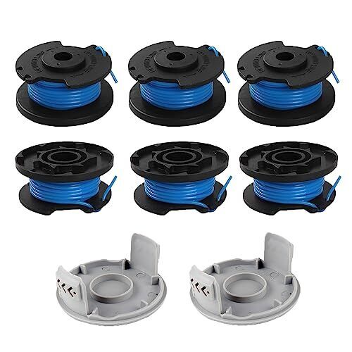 Viilich 6 bobine di filo per Ryobi, bobina di ricambio per Ryobi One + (K4H)