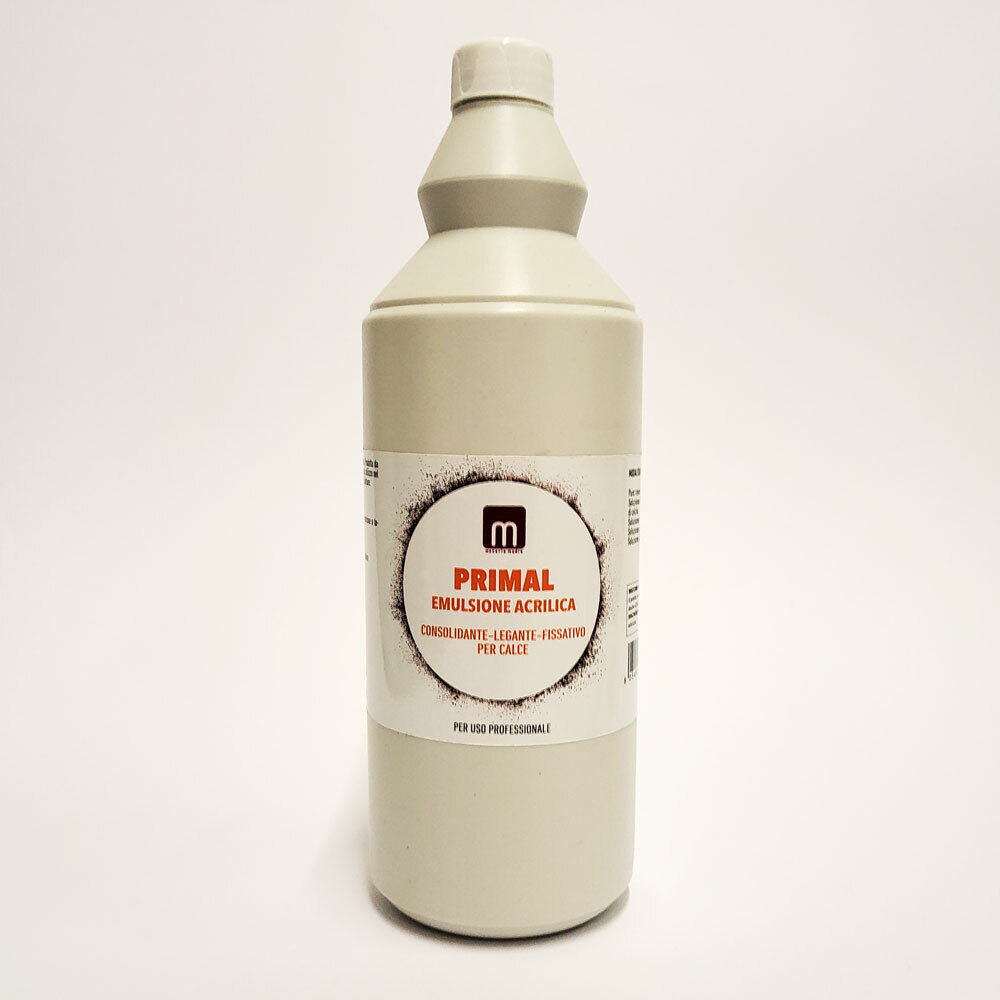PRIMAL RESINA ACRILICA Flacone 1 L - Consolidante, legante, fissativo, per calce