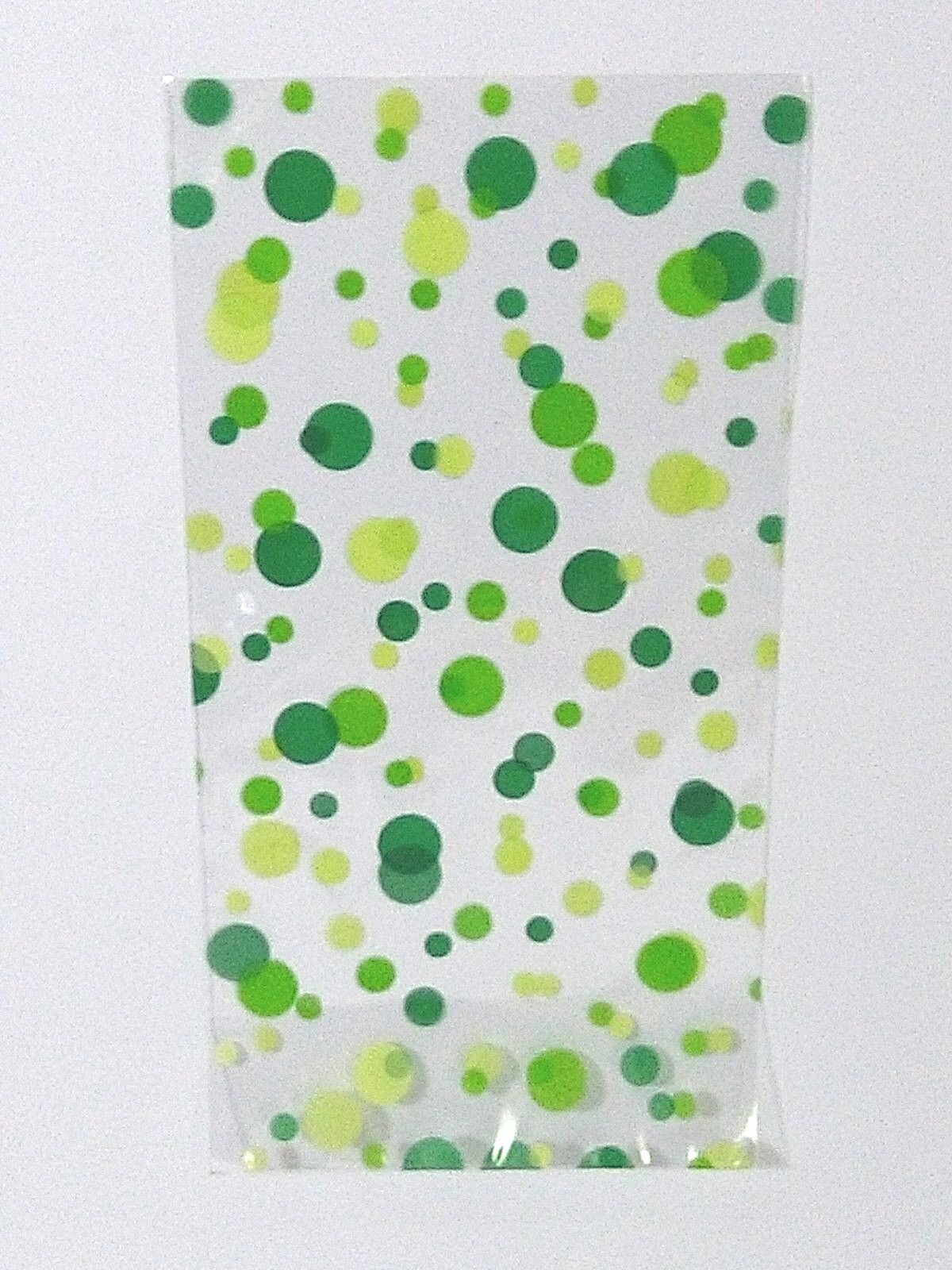 BUSTE BUBBLES VERDE 50 PEZZI cm 10 X 20 STAMPA SU TRASPARENTE