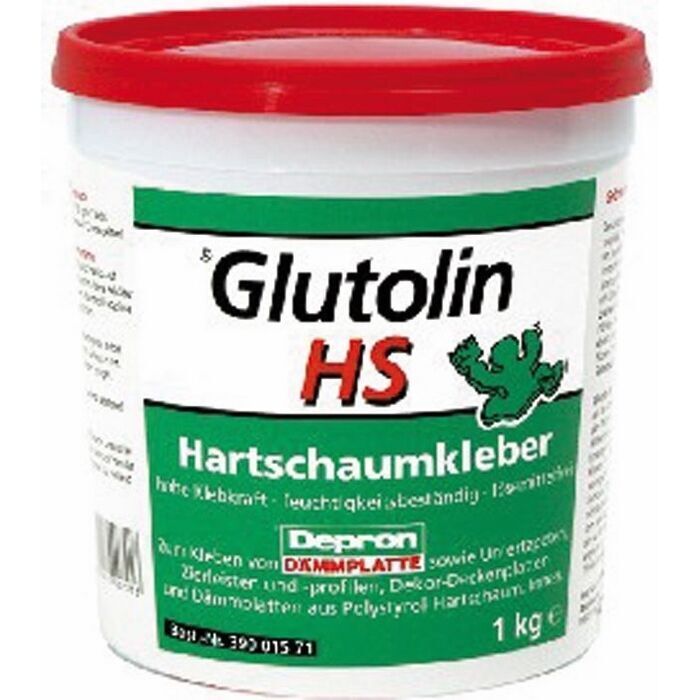 Colla per Polistirolo Glutolin Hs 1 Kg ideale per incollaggio Pannelli Depron