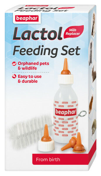 Beaphar Lactol Latte Alimentazione Set Gattino Cucciolo Guinea-Pig Rabbit Riccio