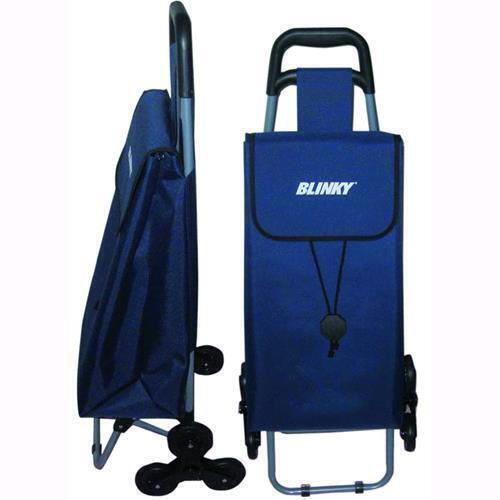 Carrello Trolley Portaspesa Blinky Agility Per Gradini Con 3 Ruote 33X22X57 Cm
