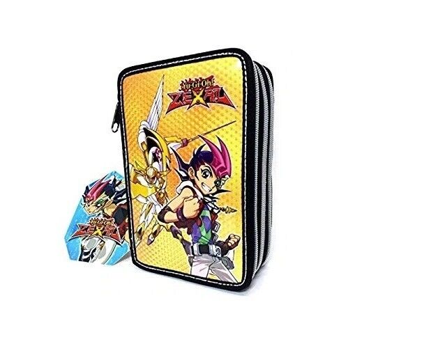 CARTORAMA ASTUCCIO 3 ZIP YU GI OH ZEXAL ARANCIONE COMPLETO