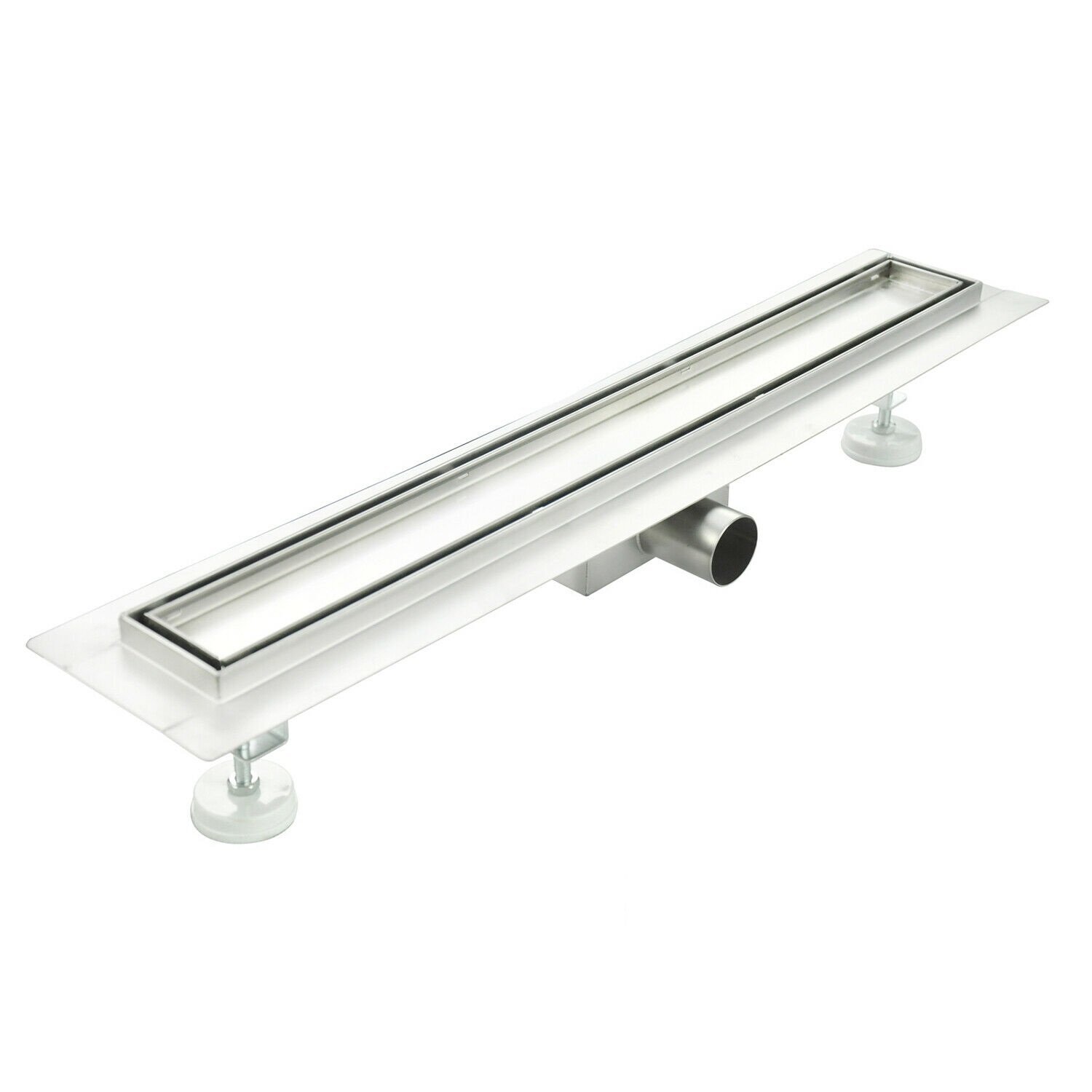 CANALINA DI SCARICO ACCIAIO INOX PIASTRELLABILE 110 cm SCARICO PAVIMENTO