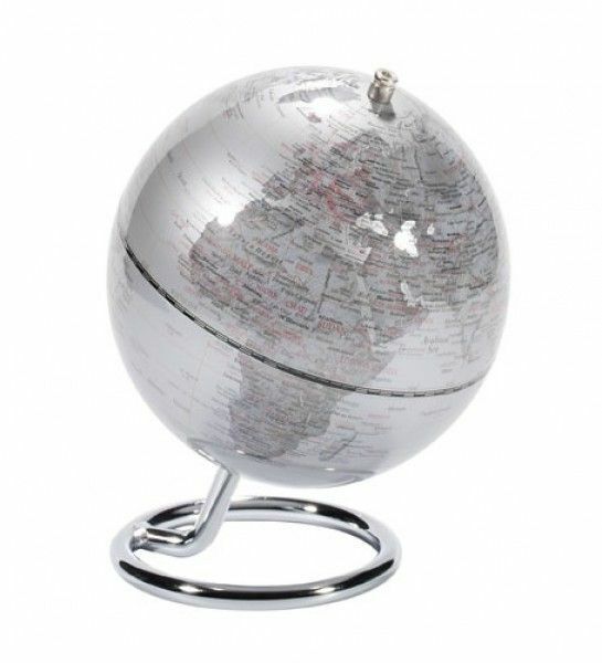 Mini Mappamondo Emform SELECO Galileo Silver argento