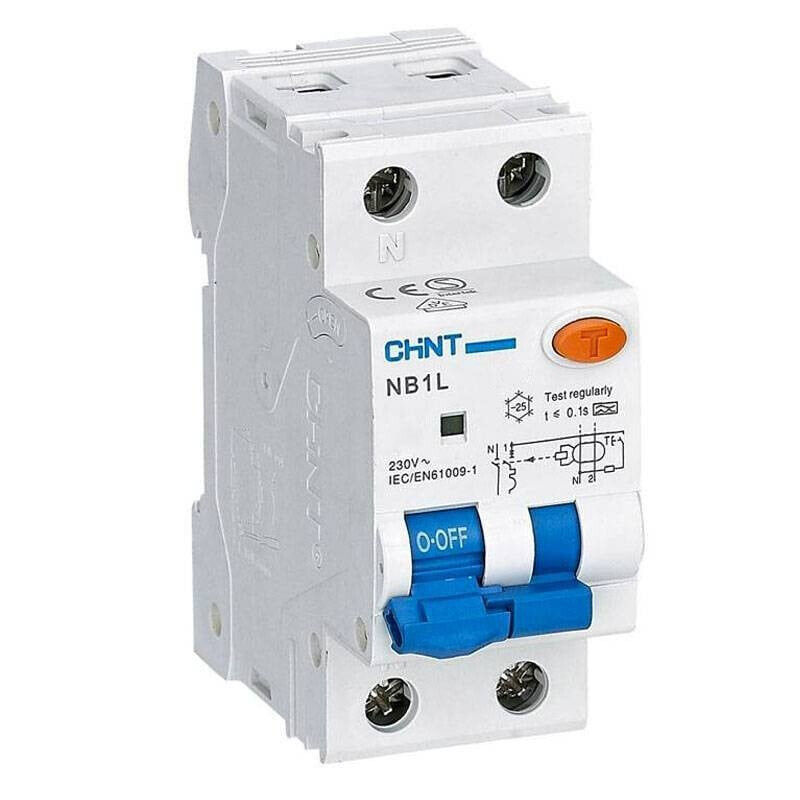 Magnetotermico differenziale Chint NB1L2 32A 1P+N 6KA 30MA AC 2 Moduli 203298