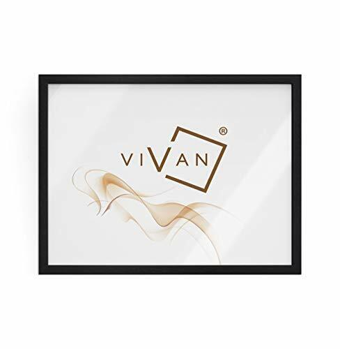 VIVAN Riquadro Cornice, Legno, Nero Opaco, Formato Immagine 30x40 (V4m)