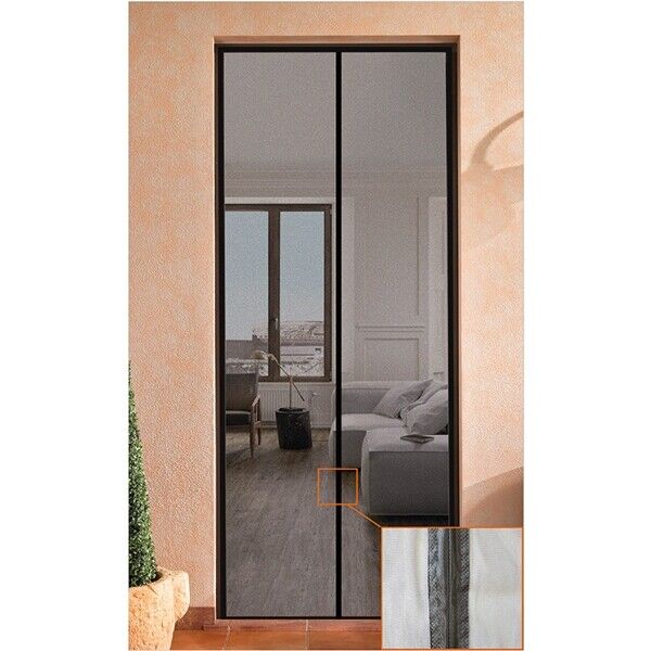 Zanzariera Magnetica Riducibile 150x250 Magnetix Plus Marrone Sangiorgio