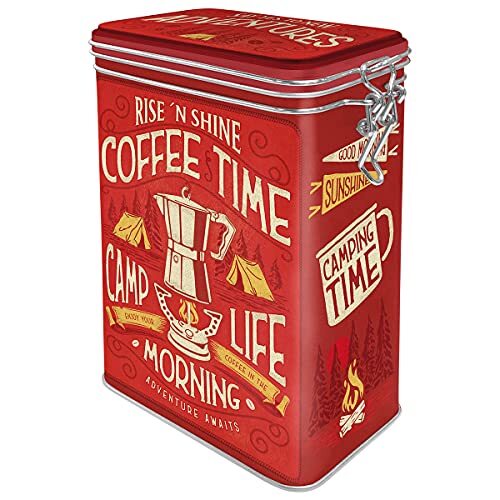 Nostalgic-Art Contenitori da caffè retrò Camp Coffee Time – Idea (B1P)
