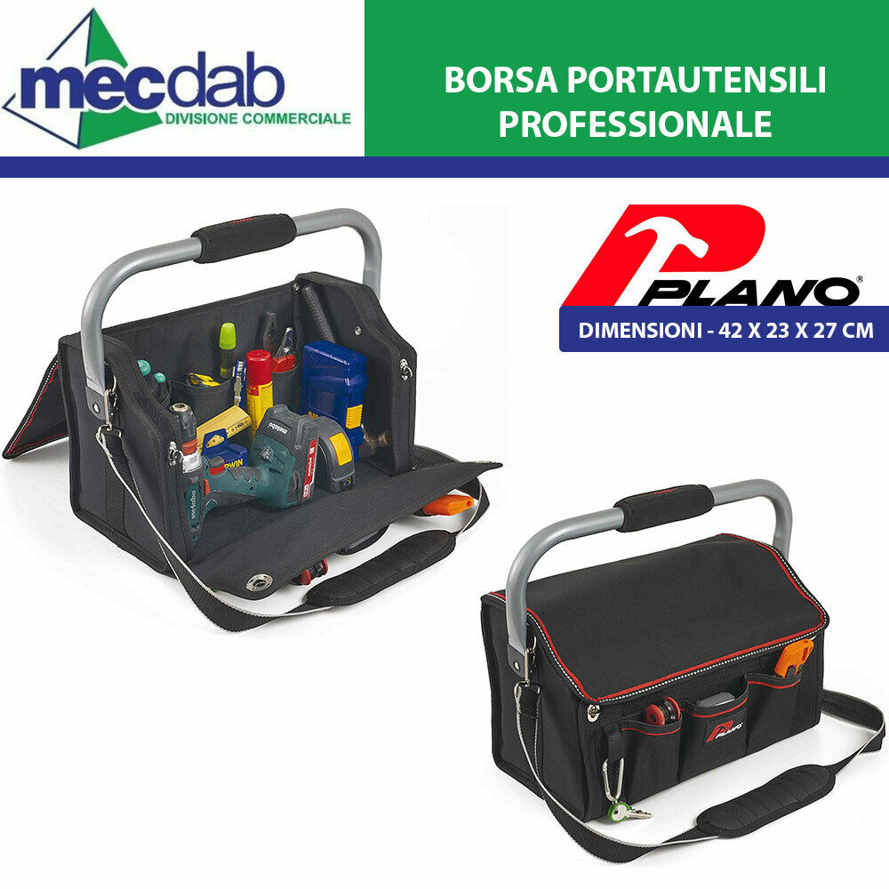 Borsa Portautensili Professionale con Maniglia in Metalli - Plano 513012