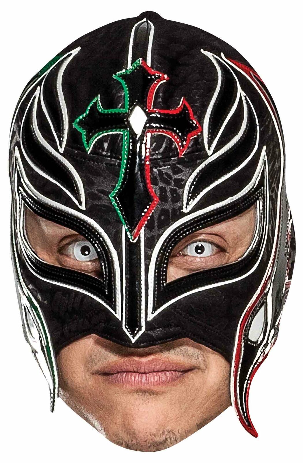 Rey Mysterio Wwe 2D Card Party Face Mask - Costume Divertimento Offical Maschera