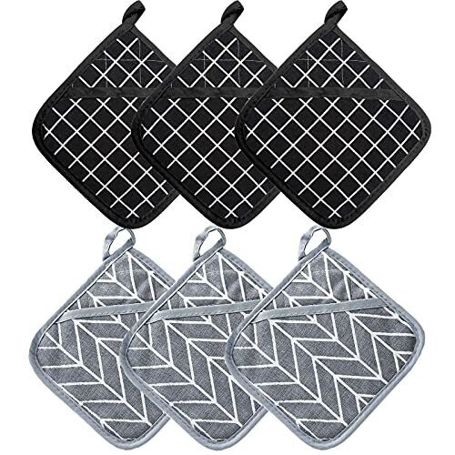 DXRPO Presine da Cucina e Guanti da Forno Resistenti al Calore 550℉, (M8Y)