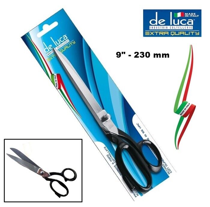 FORBICE DA SARTA PER STOFFA PROFESSIONALE DA 9"  230 mm  "DE LUCA"