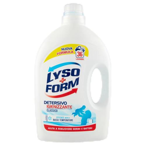 Lysoform Liquido Lavatrice Classico 36 Misurini 1620ml