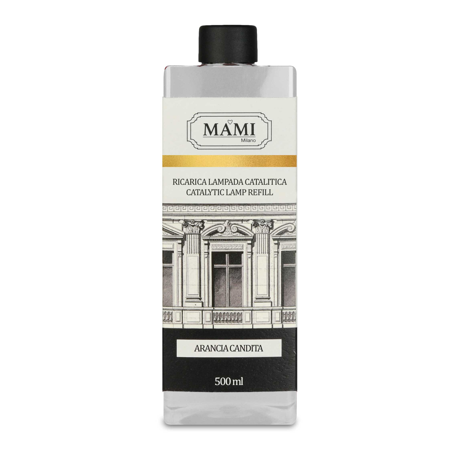 Mami Milano Ricarica per lampada catalitica 50cl fragranza Arancia Candita  Aran