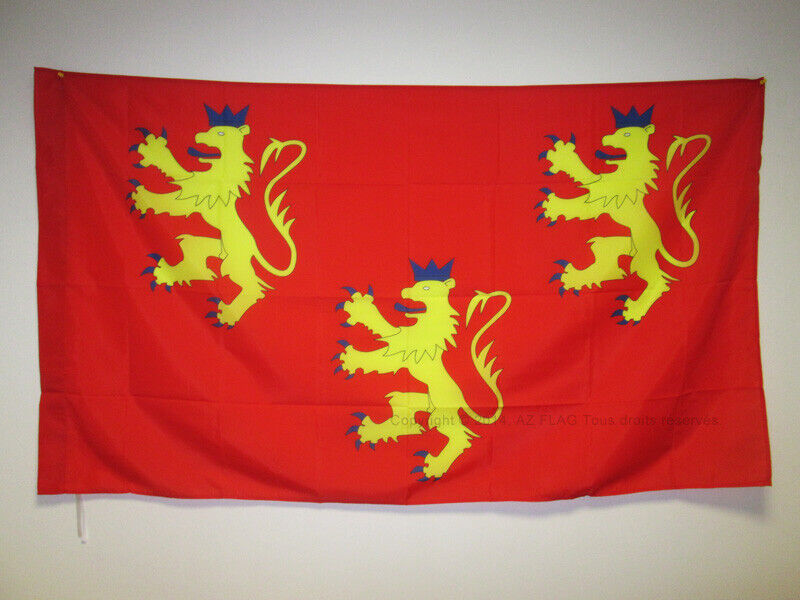 BANDIERA DORDOGNA 90x60cm - BANDIERA DIPARTIMENTO DI DORDOGNE - FRANCIA 60 x 90