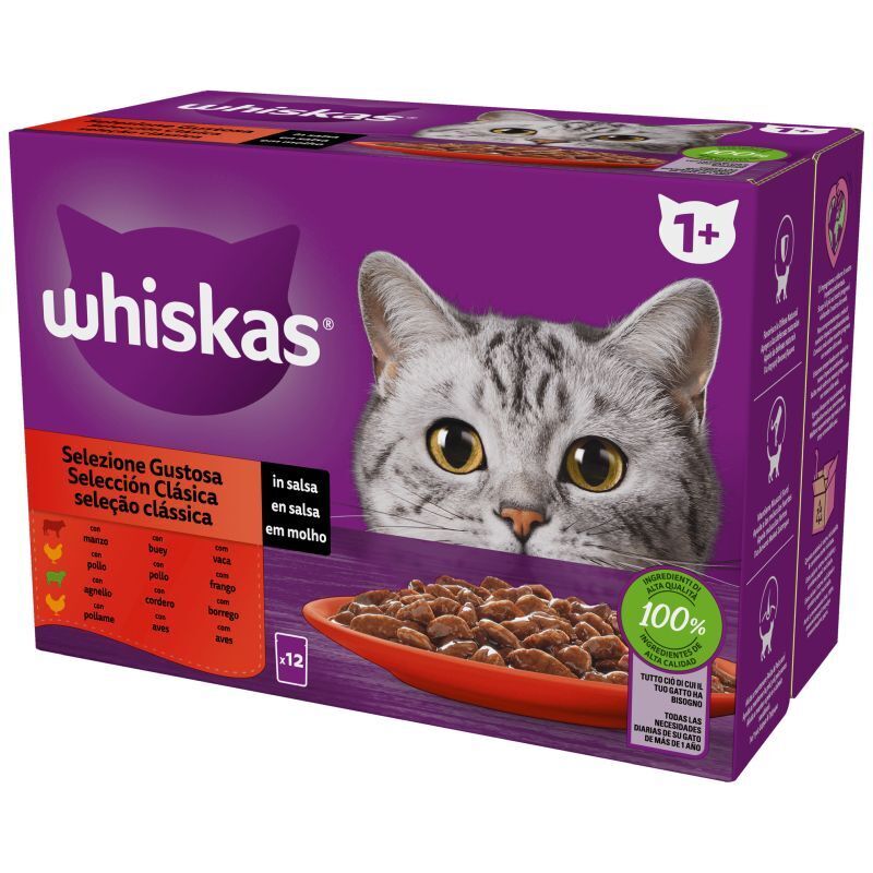 Whiskas Buste Selezione Gustosa 12 x 85gr