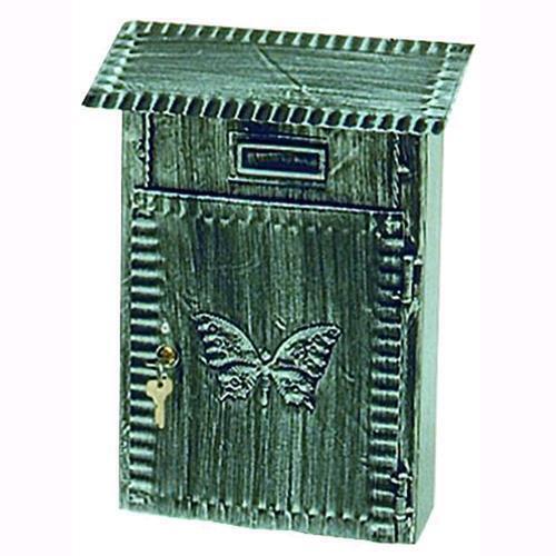 Cassetta Postale Porta Lettere Ferro -Battuto Grande Antichizzata 22X10X31H cm