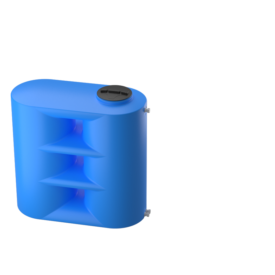 SERBATOIO IN POLIETILENE PARALLELEPIPEDO 1000 LT CORDIVARI BLU