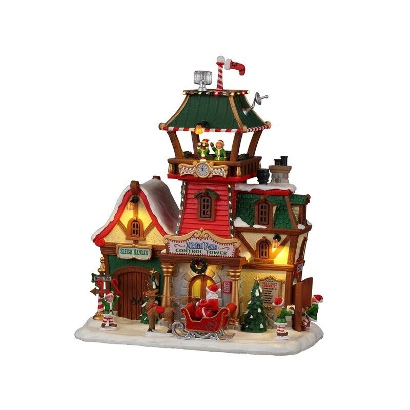 LEMAX-PAESAGGIO TORRE DI CONTROLLO DEL POLONORD - NATALE NATALIZIO 25864