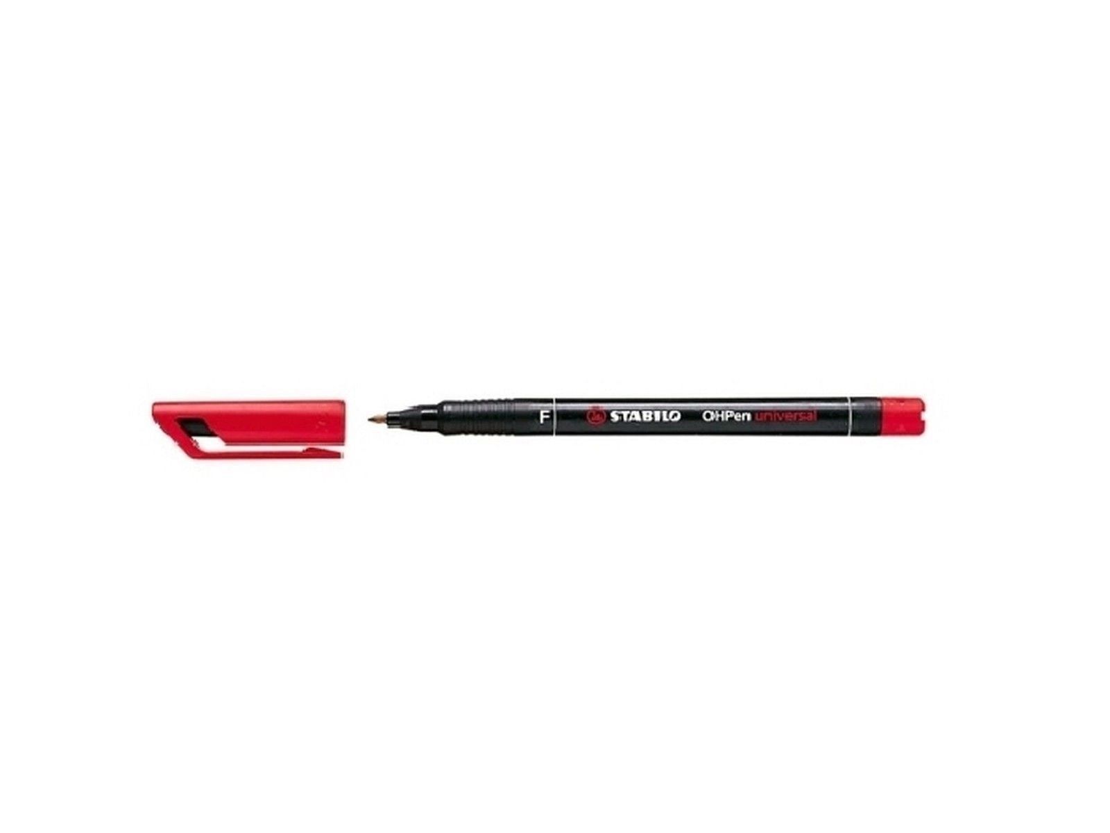 OHPen PERMANENT STABILO - PUNTA S - COLORE ROSSO