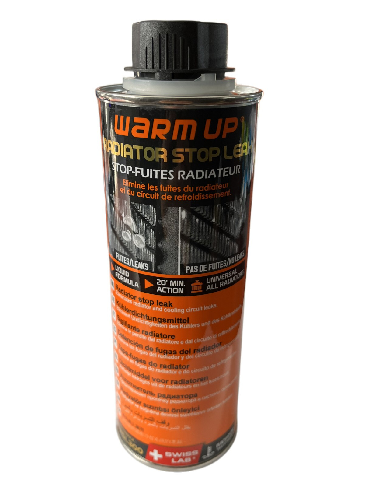 WARM UP Radiator Stop Leak Anti Fughe Sigillante Radiatori a Base Polimeri Attiv