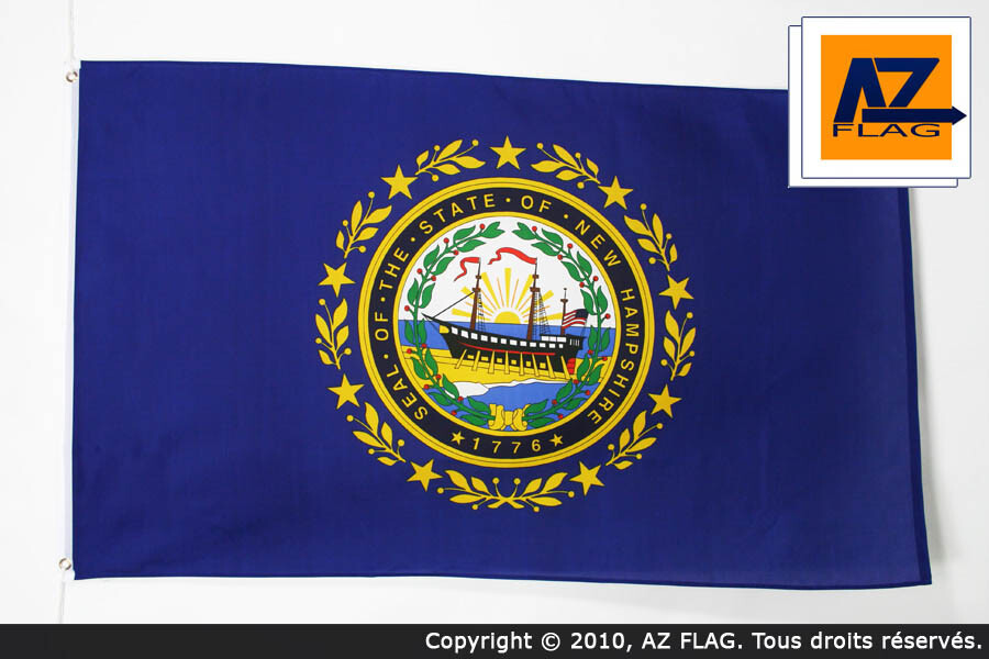 BANDIERA NEW HAMPSHIRE 150x90cm - BANDIERA STATO AMERICANO – USA - STATI UNITI 9