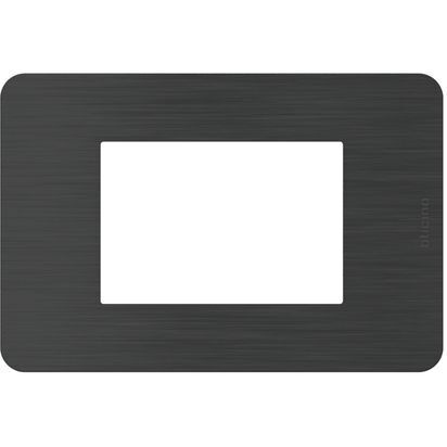 Bticino JA4803EN matixgo placca 3 posti-moduli colore Black Nickel